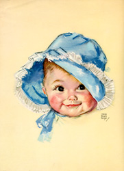 Vintage prints of babies