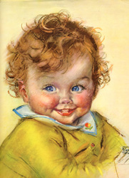 Vintage prints of babies