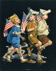 Vintage prints of 'boys being boys' from the 1930s and 1940s