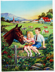 Vintage prints of 'boys being boys' from the 1930s and 1940s