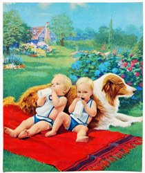 Vintage prints of 'boys being boys' from the 1930s and 1940s