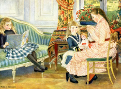 Vintage prints of mothers with babies, families, etc.