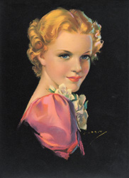 Glamour and pin-up girl prints from the 1930s-1950s