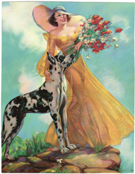 Glamour and pin-up girl prints from the 1930s-1950s