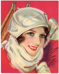Vintage pin up art and glamourous women prints (1930s-1940s)