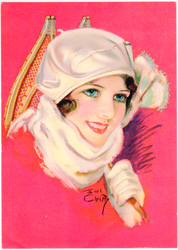 Vintage pin up art and glamourous women prints (1930s-1940s)