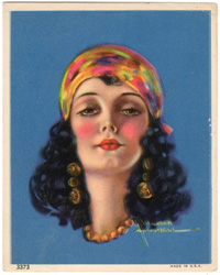 Vintage pin up art and glamourous women prints (1930s-1940s)