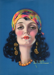 Vintage pin up art and glamourous women prints (1930s-1940s)