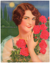 Vintage pin up art and glamourous women prints (1930s-1940s)