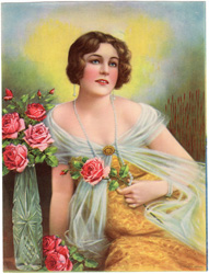 Vintage pin up art and glamourous women prints (1930s-1940s)