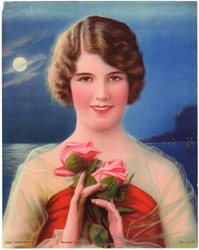 Vintage pin up art and glamourous women prints (1930s-1940s)