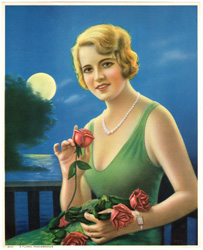Vintage pin up art and glamourous women prints (1930s-1940s)