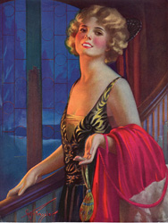 Vintage pin up art and glamourous women prints (1930s-1940s)