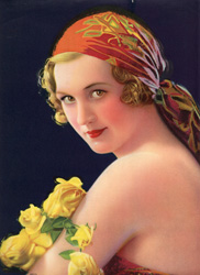 Vintage pin up art and glamourous women prints (1930s-1940s)