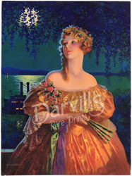 Vintage pin up art and glamourous women prints (1930s-1940s)