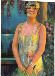 Vintage pin up art and glamourous women prints (1930s-1940s)