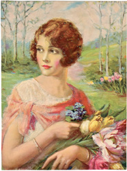 Vintage pin up art and glamourous women prints (1930s-1940s)
