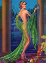 Vintage pin up art and glamourous women prints (1930s-1940s)