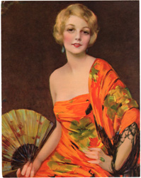 Vintage pin up art and glamourous women prints (1930s-1940s)