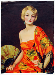 Vintage pin up art and glamourous women prints (1930s-1940s)