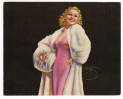 Glamour and pin-up girl prints from the 1930s-1950s