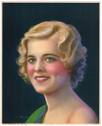 Vintage pin up art and glamourous women prints (1930s-1940s)