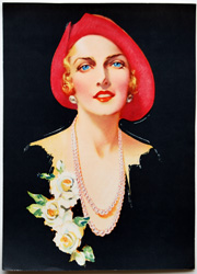 Vintage pin up art and glamourous women prints (1930s-1940s)