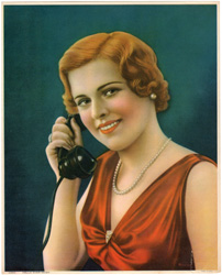 Vintage pin up art and glamourous women prints (1930s-1940s)