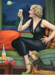 Vintage pin up art and glamourous women prints (1930s-1940s)