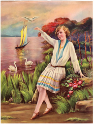 Vintage pin up art and glamourous women prints (1930s-1940s)