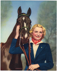 Vintage pin up art and glamourous women prints (1930s-1940s)