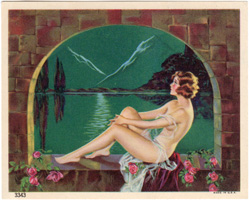 Vintage pin up art and glamourous women prints (1930s-1940s)