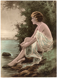 Vintage pin up art and glamourous women prints (1930s-1940s)