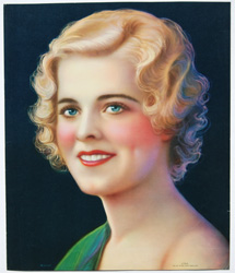 Original vintage calendar / poster art print from the 1920s-1940s