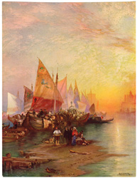 Vintage prints of sailing, ships, boat, marine views
