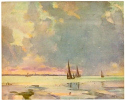 Vintage prints of sailing, ships, boat, marine views