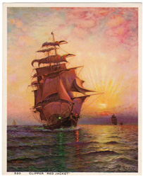 Vintage prints of sailing, ships, boat, marine views