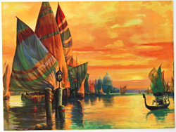Vintage prints of sailing, ships, boat, marine views