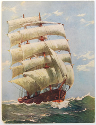Vintage prints of sailing, ships, boat, marine views