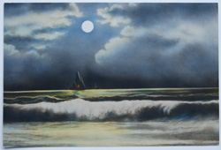 Vintage prints of sailing, ships, boat, marine views