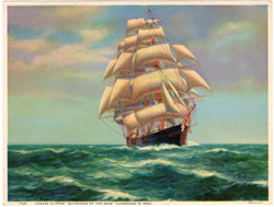 Vintage prints of sailing, ships, boat, marine views