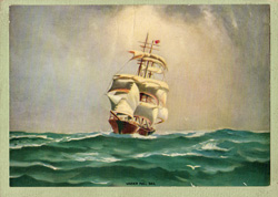 Vintage prints of sailing, ships, boat, marine views