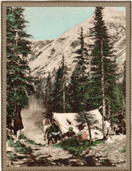 Vintage calendar art: camping, wildlife, etc.