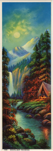 Vintage calendar art: camping, wildlife, etc.