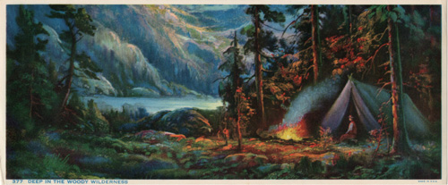 Vintage calendar art: camping, wildlife, etc.