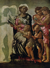 The Madonna, Child, St. John and Angels